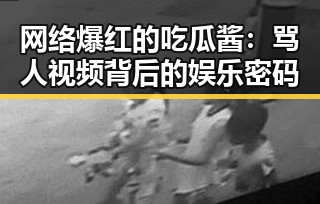 网络爆红的吃瓜酱:骂人视频背后的娱乐密码