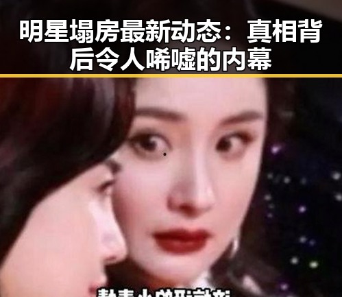 明星塌房最新动态:真相背后令人唏嘘的内幕